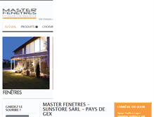 Tablet Screenshot of masterfenetres.com
